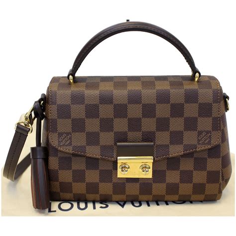 louis vuitton croisette damier ebene replica|damier louis vuitton crossbody.